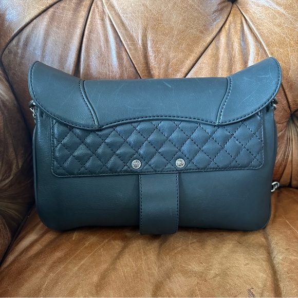 Chanel 2014 Black Quilted Calfskin Leather Paris-Dallas Ride Western Saddle Bag - Picture 11 of 16